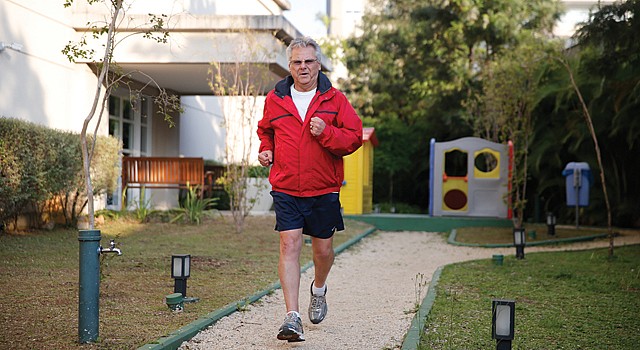 Ivo Moreira começou a correr diariamente após infartar. André Porto/Metro